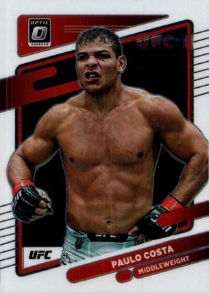 Paulo Costa 2022 Panini Donruss Optic UFC Base #56 Gold
