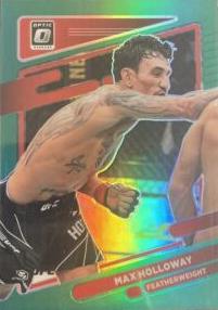 Max Holloway 2022 Panini Donruss Optic UFC Base #38 Green