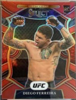 Diego Ferreira 2021 Panini Select UFC Concourse #32 Red
