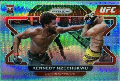 Kennedy Nzechukwu 2022 Panini Prizm UFC Base #74 Hyper