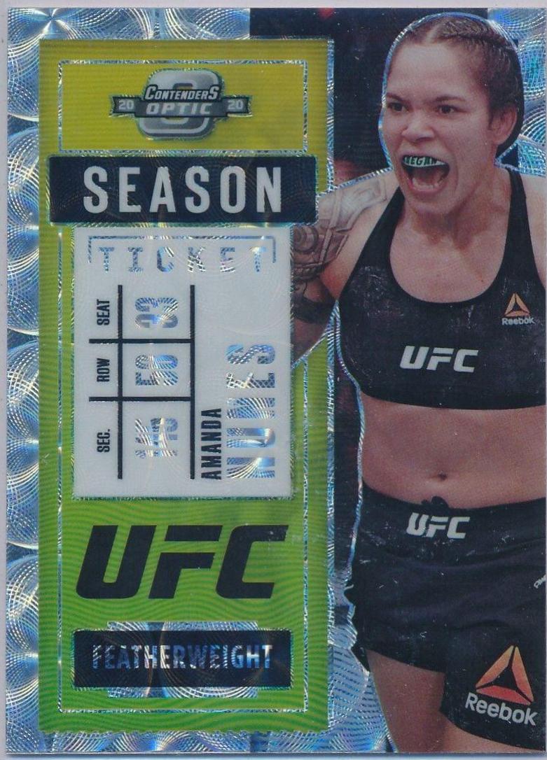Amanda Nunes 2021 Panini Chronicles UFC Base Contenders Optic Season Ticket #270 Asia