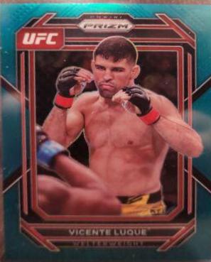 Vicente Luque 2023 Panini Prizm UFC Base #168 Teal