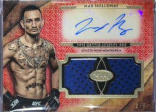 Max Holloway 2018 Topps UFC Knockout Knockoutautographs #KA-MH Red