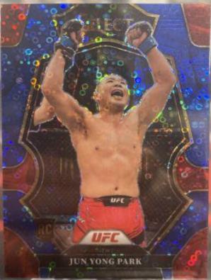 Jun Yong Park 2023 Panini Select UFC Premier Level #184 Blue Disco