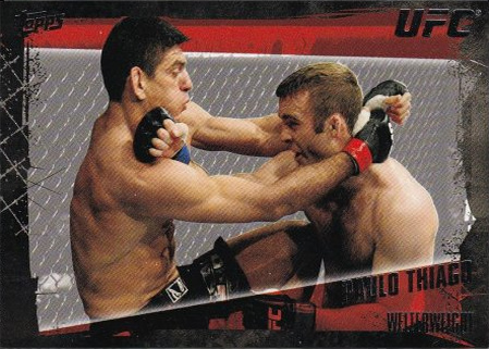 Paulo Thiago 2010 Topps UFC Base #87 Silver