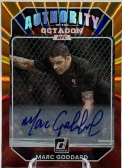 Marc Goddard 2023 Panini Donruss UFC Base #225 Orange Laser