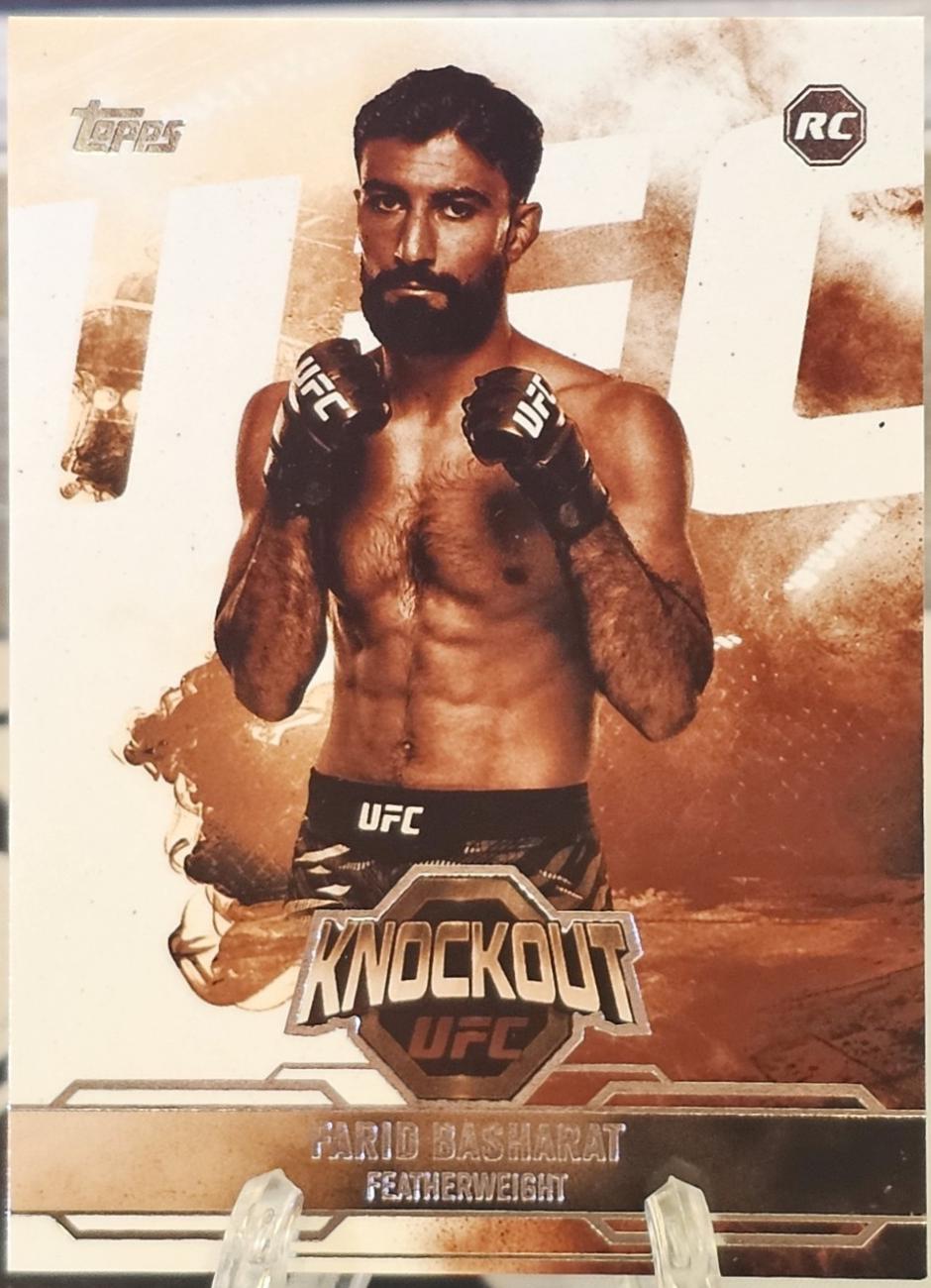 Farid Basharat 2025 Topps Knockout UFC Base #32 Black