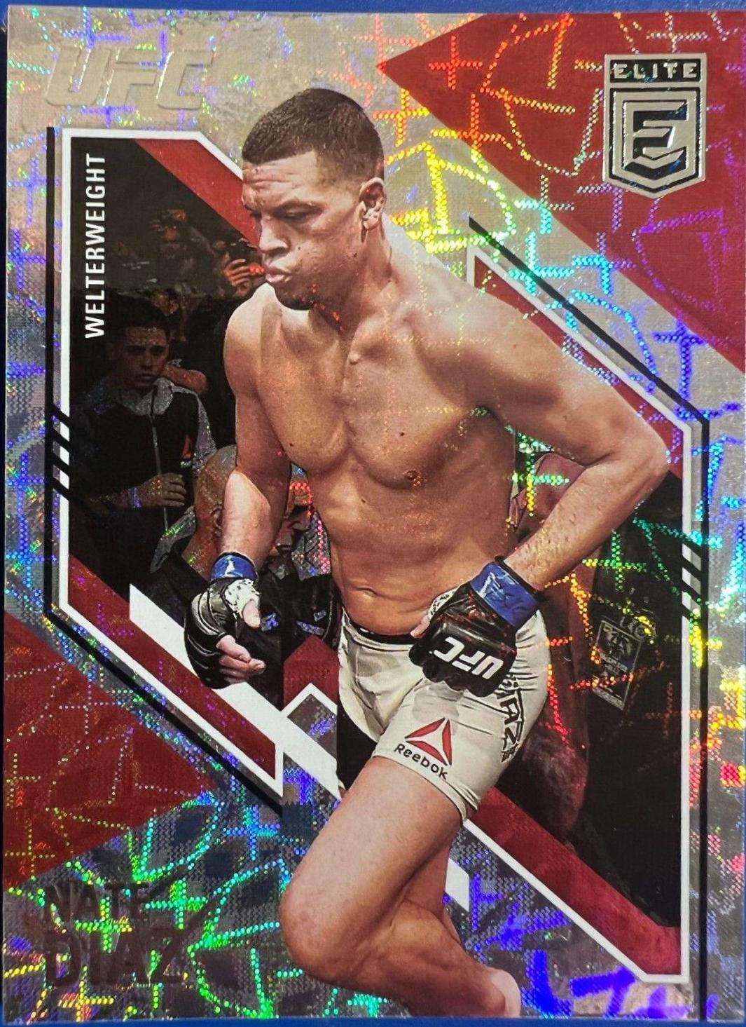 Nate Diaz 2021 Panini Chronicles UFC Base Elite #158 Asia