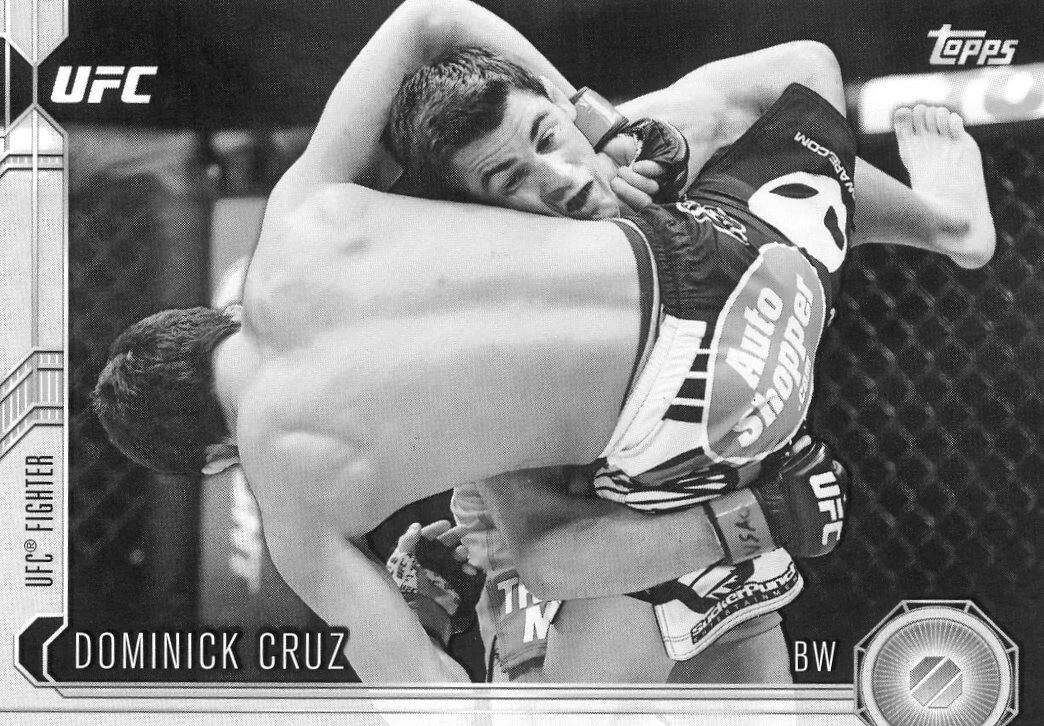 Dominick Cruz 2015 Topps UFC Chronicles Base #135 Black and White