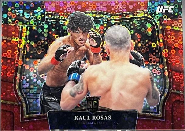 Raul Rosas 2023 Panini Select UFC Octagonside #275 Red Disco