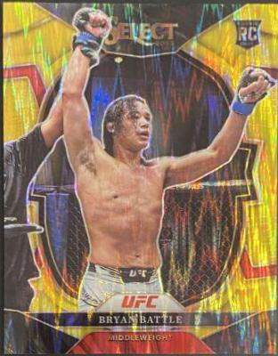 Bryan Battle 2023 Panini Select UFC Concourse #60 Gold