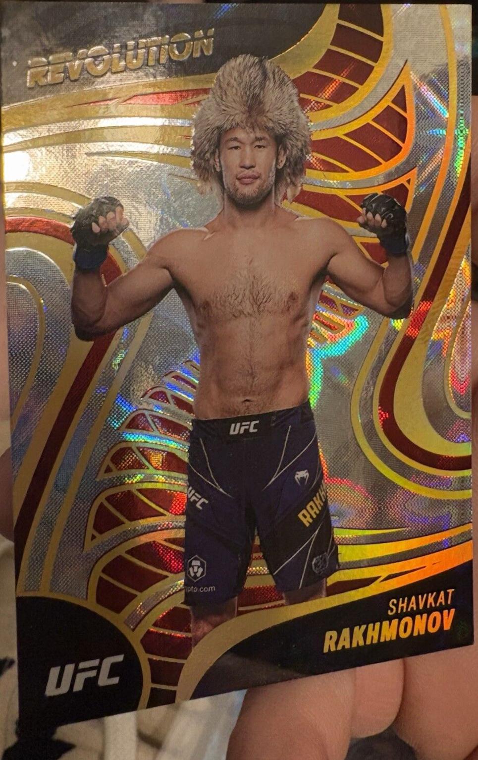 Shavkat Rakhmonov 2023 Panini Chronicles UFC Revolution #13 Galactic