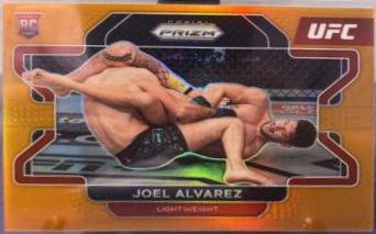Joel Alvarez 2022 Panini Prizm UFC Base #93 Orange