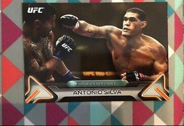 Antonio Silva 2016 Topps UFC Knockout Base #55 Gold