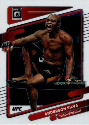 Anderson Silva 2022 Panini Donruss Optic UFC Base #27 Pink