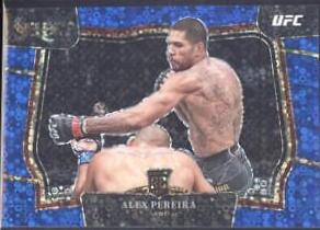 Alex Pereira 2023 Panini Select UFC Octagonside #222 Blue Disco
