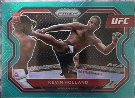 Kevin Holland 2021 Panini Prizm UFC Base #171 Teal