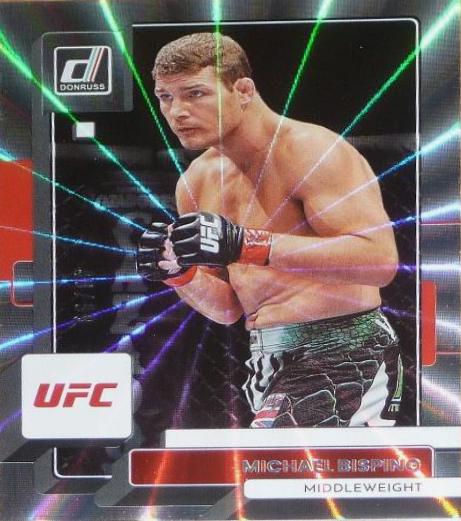 Michael Bisping 2023 Panini Donruss UFC Base #43 Laser