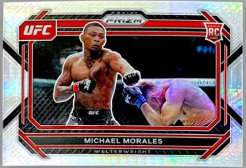 Michael Morales 2023 Panini Prizm UFC Base #97 Hyper