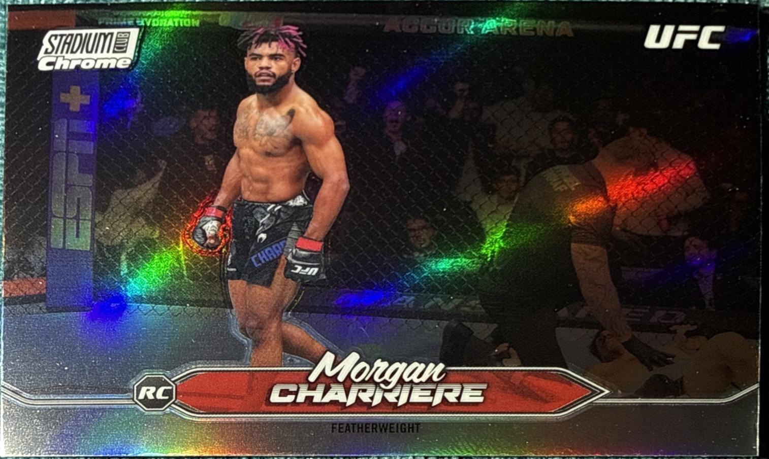 Morgan Charriere 2025 Topps Stadium Club UFC Base Chrome #C-168 Refractor