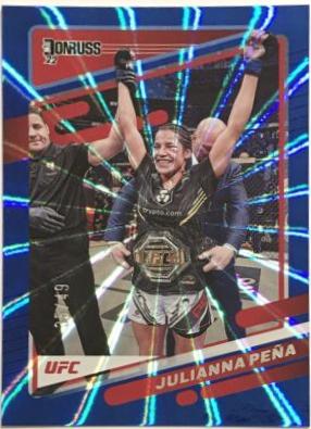 Julianna Peña 2022 Panini Donruss UFC Base #52 Blue