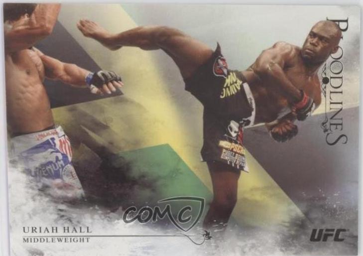 Uriah Hall 2014 Topps UFC Bloodlines Base #61 Flag