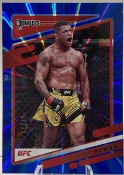 Gilbert Burns 2022 Panini Donruss UFC Base #79 Blue