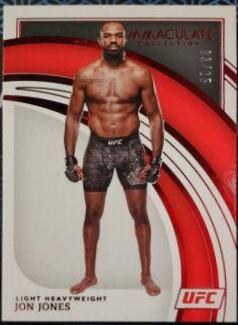 Jon Jones 2022 Panini Immaculate UFC Base #7 Red