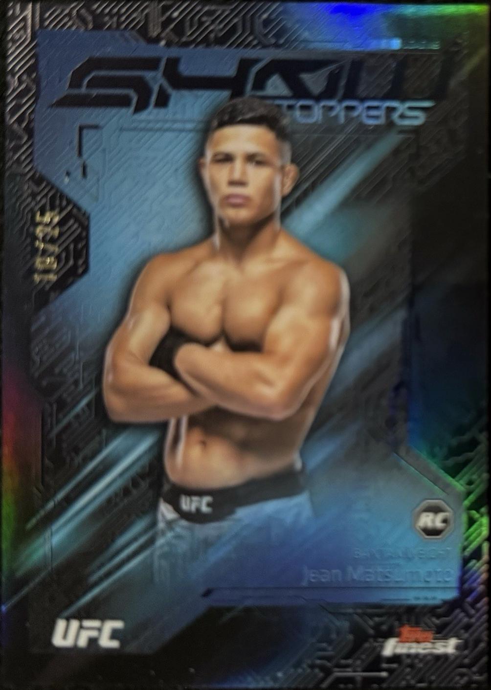 Jean Matsumoto 2025 Topps Finest UFC Showstoppers #SS-14 Black Refractor