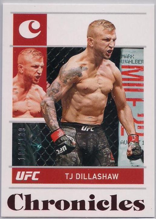 TJ Dillashaw 2022 Panini Chronicles UFC Base Chronicles #22 Red