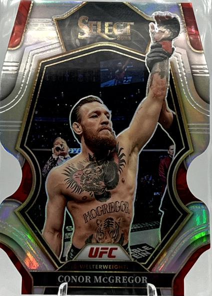 Conor McGregor 2023 Panini Select UFC Premier Level #102 Silver Die Cut