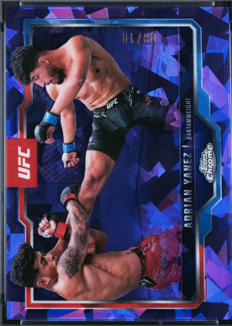 Adrian Yanez 2025 Topps Chrome Sapphire UFC Base Sapphire #71 Padparadscha Sapphire