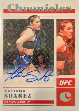 Tatiana Suarez 2023 Panini Chronicles UFC Chronicles Signatures #25 Platinum