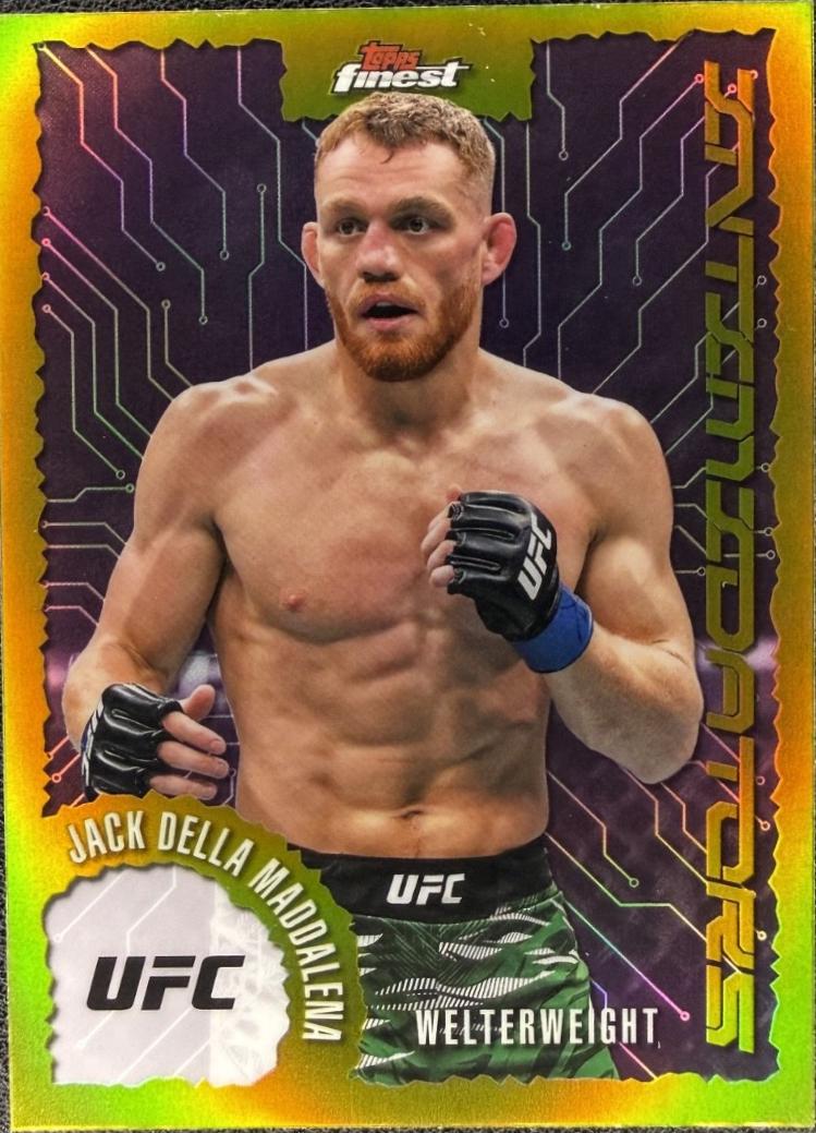 Jack Della Maddalena 2025 Topps Finest UFC Intimidators #IT-29 Refractor