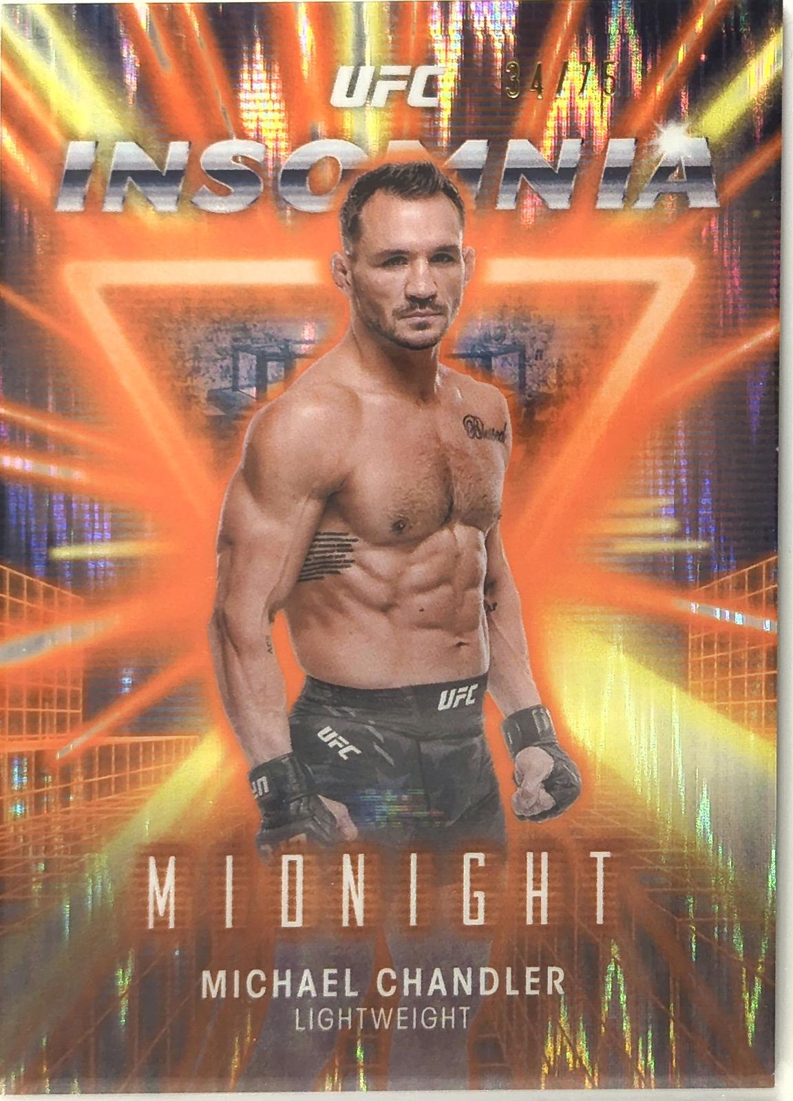 Michael Chandler 2025 Topps Midnight UFC Insomnia #IN-4 Dusk