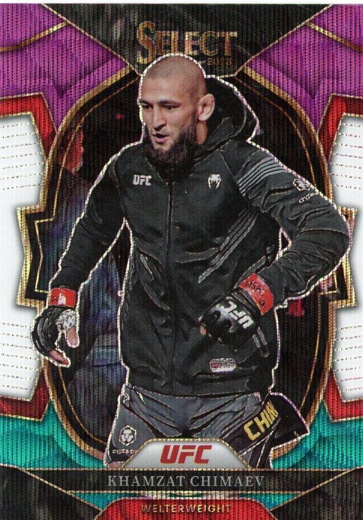 Khamzat Chimaev 2023 Panini Select UFC Concourse #55 Green