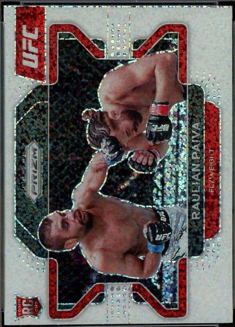 Raulian Paiva 2022 Panini Prizm UFC Base #10 White Sparkle