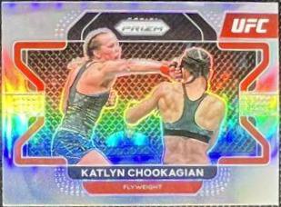 Katlyn Cerminara 2022 Panini Prizm UFC Base #64 Silver