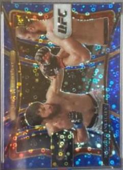 Magomed Ankalaev 2021 Panini Select UFC Premier Level #159 Blue Disco