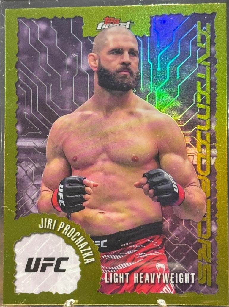 Jiri Prochazka 2025 Topps Finest UFC Intimidators #IT-7 Refractor