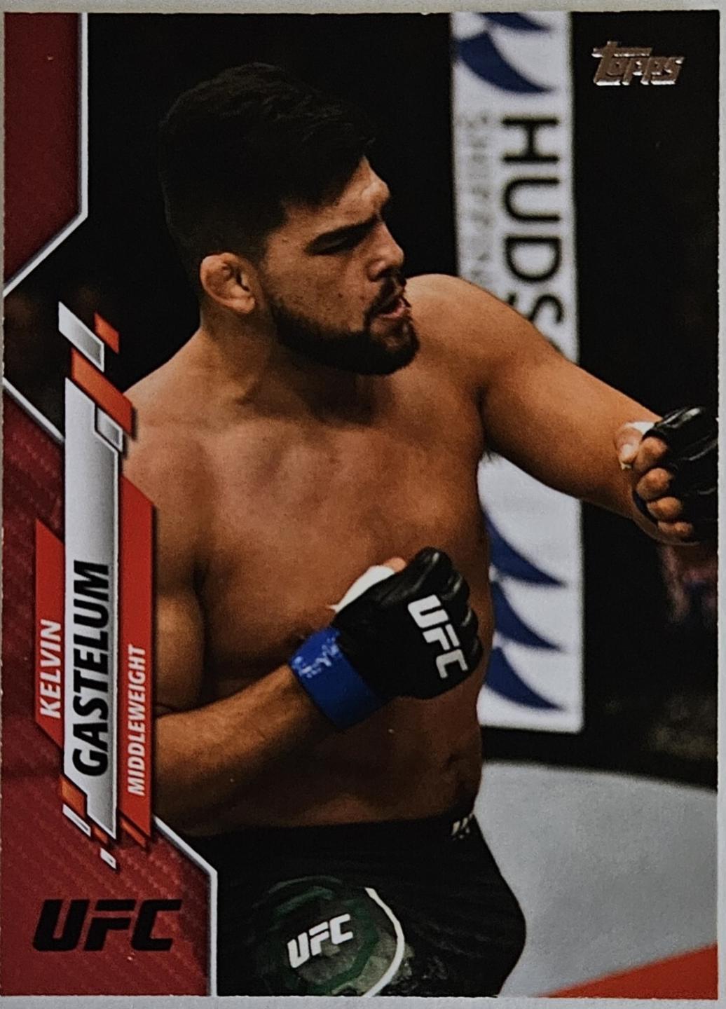 Kelvin Gastelum 2020 Topps UFC Base #16 Red