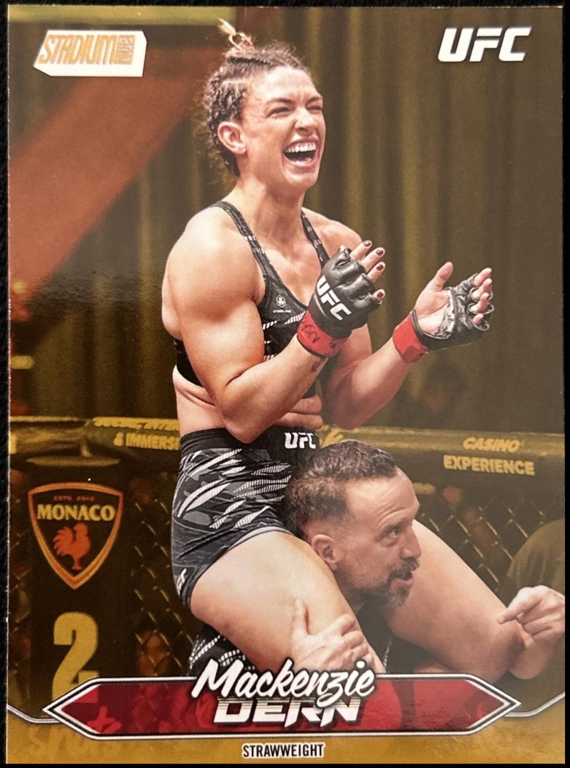 Mackenzie Dern 2025 Topps Stadium Club UFC Base #70 Gold