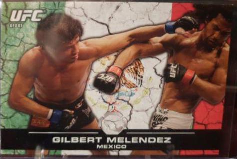 Gilbert Melendez 2013 Topps UFC Bloodlines Base #136 Flag