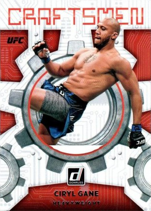 Ciryl Gane 2022 Panini Donruss UFC Craftsmen #20 Pink