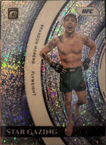 Brandon Moreno 2022 Panini Donruss Optic UFC Star Gazing #4 White Sparkle