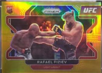 Rafael Fiziev 2022 Panini Prizm UFC Base #98 Gold