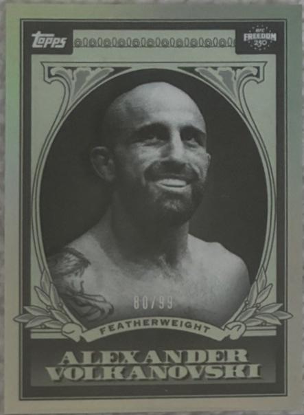 Alexander Volkanovski 2026 Topps UFC Freedom 250 UFC Dollar #UD-5 Green