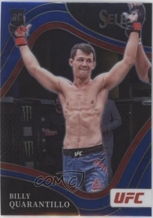 Billy Quarantillo 2022 Panini Select UFC Octagonside #202 Blue Prizm