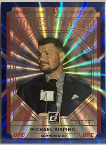 Michael Bisping 2022 Panini Donruss UFC Base #225 Blue