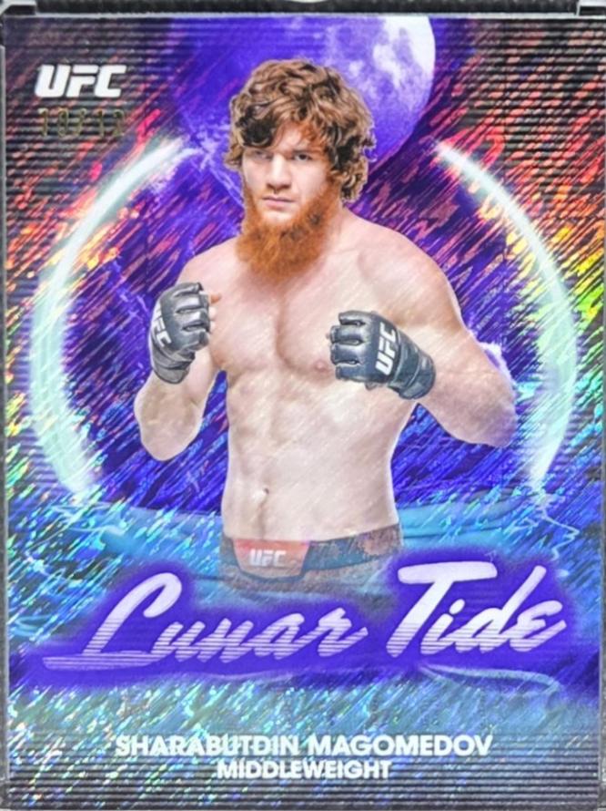 Shara Magomedov 2025 Topps Midnight UFC Lunar Tide #LT-13 Midnight